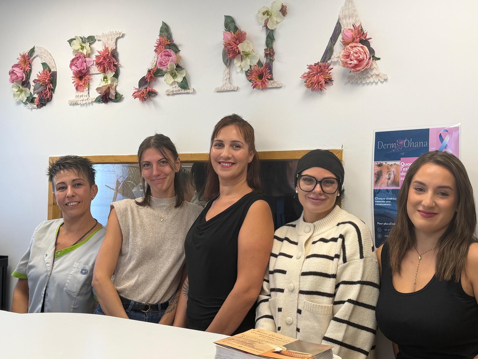 L'équipe d'esthéticiennes d'Ohana Beauté et Spa à Nissan-lez-Enserune